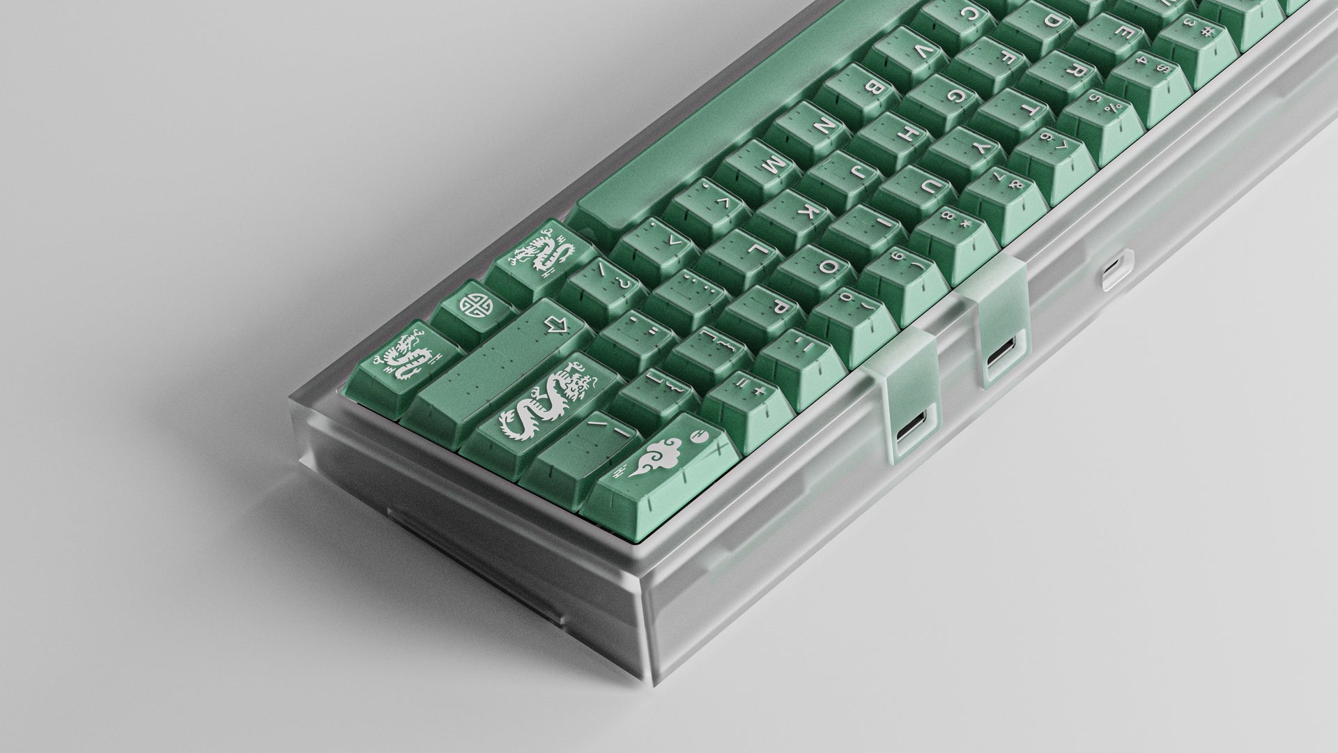 MW Jade Dragon Keycaps